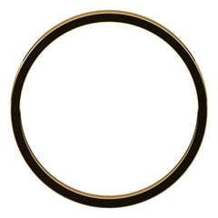 10K Yellow Gold 2 mm Ultra-Lightweight Flat Band Size 7
