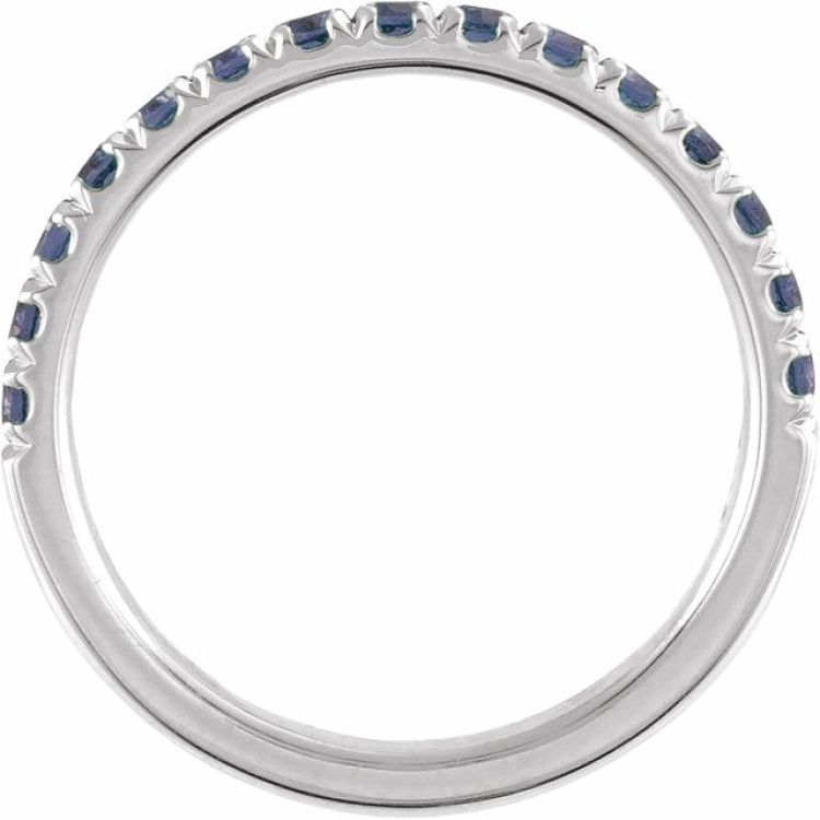 Sterling Silver Lab-Grown Alexandrite Stackable Ring