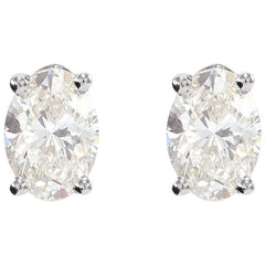 Sterling Silver 1 1/2 CTW Lab-Grown Diamond Earrings
