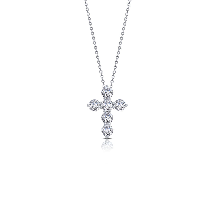 1.02 CTW Cross Pendant Necklace