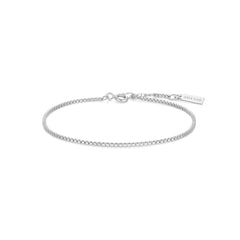 Silver Box Chain Bracelet