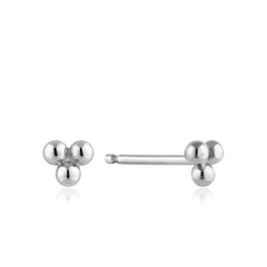 silver-modern-triple-ball-stud-earrings
