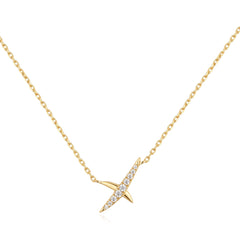 Gold Kiss Pav¨¦ Necklace