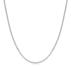 Silver Pav¨¦ Necklace