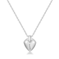 Silver Shield Pendent Necklace