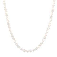 Gold Pearl Beaded Necklace