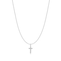 Silver Letter T Initial Necklace