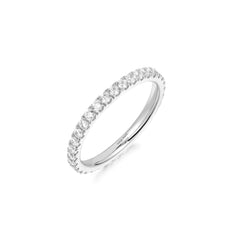 Silver Pav¨¦ Ring