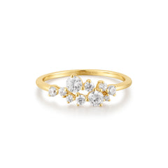 Ania Haie Gold Flower Cluster Pav¨¦ Ring